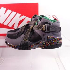 NEW Nike Men's Air Raid Basketball Sneakers Peace DC1494-001 Dark Grey/Black